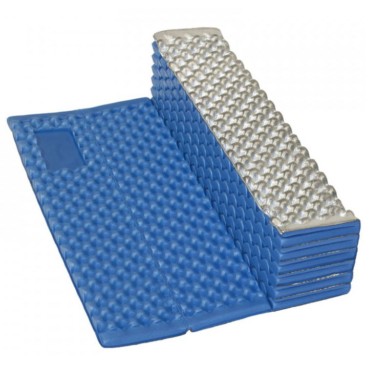 YATE Wave Alu Folding Mat 1.8cm blue/silver